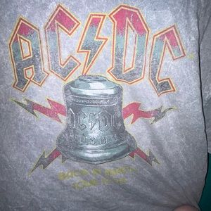 AC/DC back in black hells bells vintage style men’s XL shirt